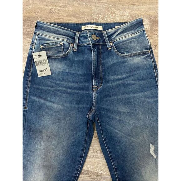 Mavi Jeans Alissa Ankle Crop Skinny Stretch Distressed Women’s Sz 27 - Picture 3 of 8